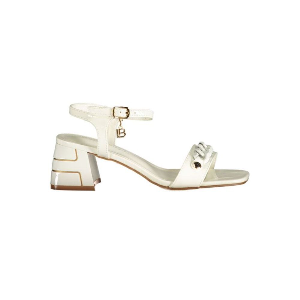 Laura Biagiotti White Polyurethane Women's Women's Sandal